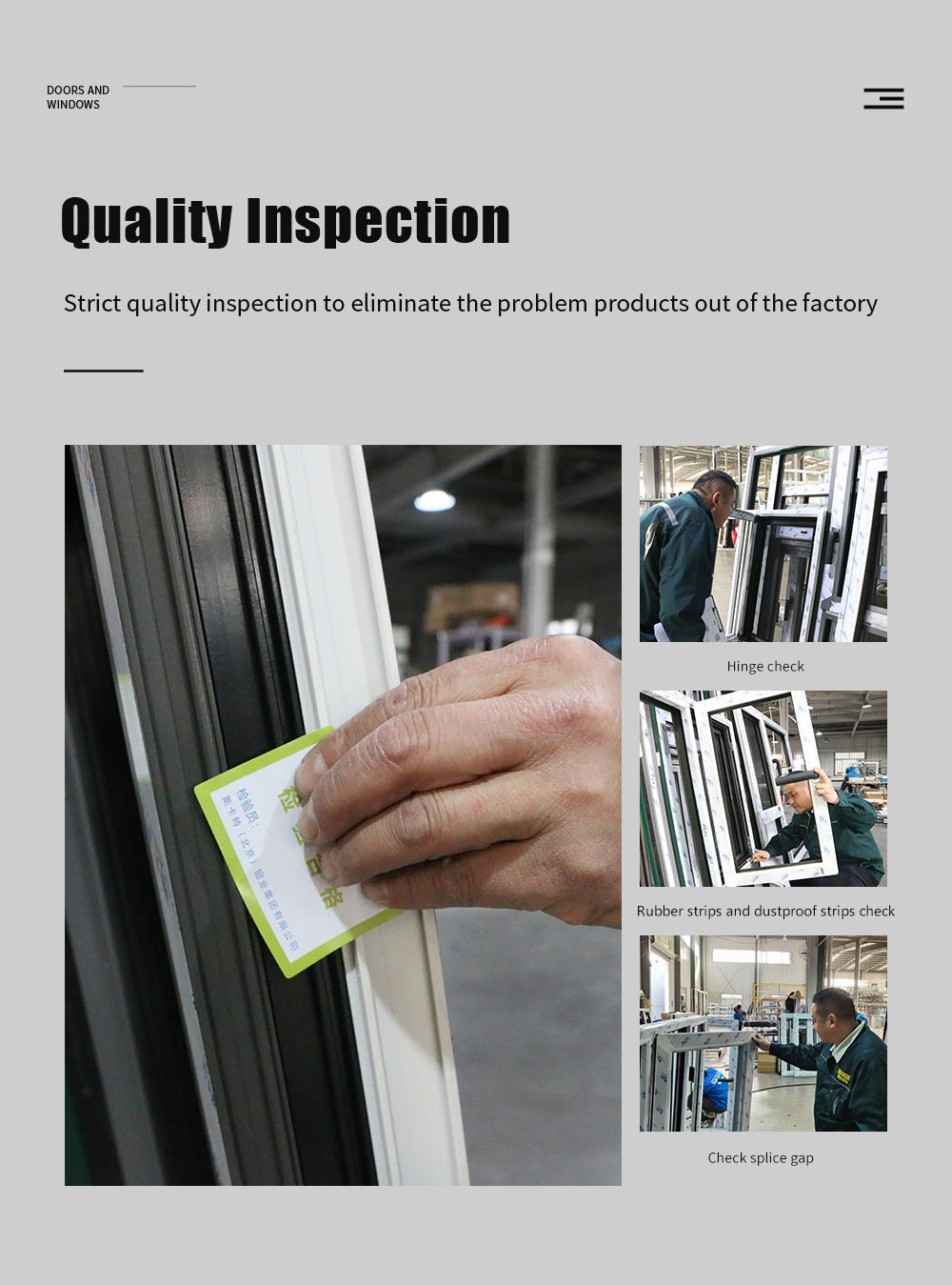 Steel Main Material Finished Surface Customized Aluminium Soundproof Frameless Glass Door