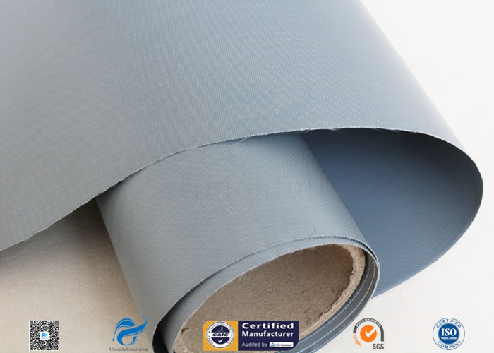 Waterproof Grey PVC Coated Fiberglass Fabric 7628 Glass Fiber Fabric