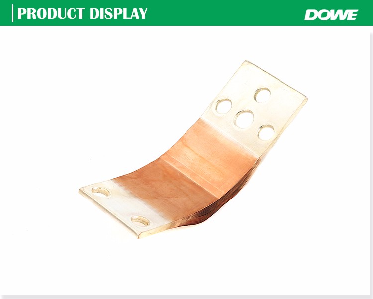 Electrical soler tinned compact copper foil connector