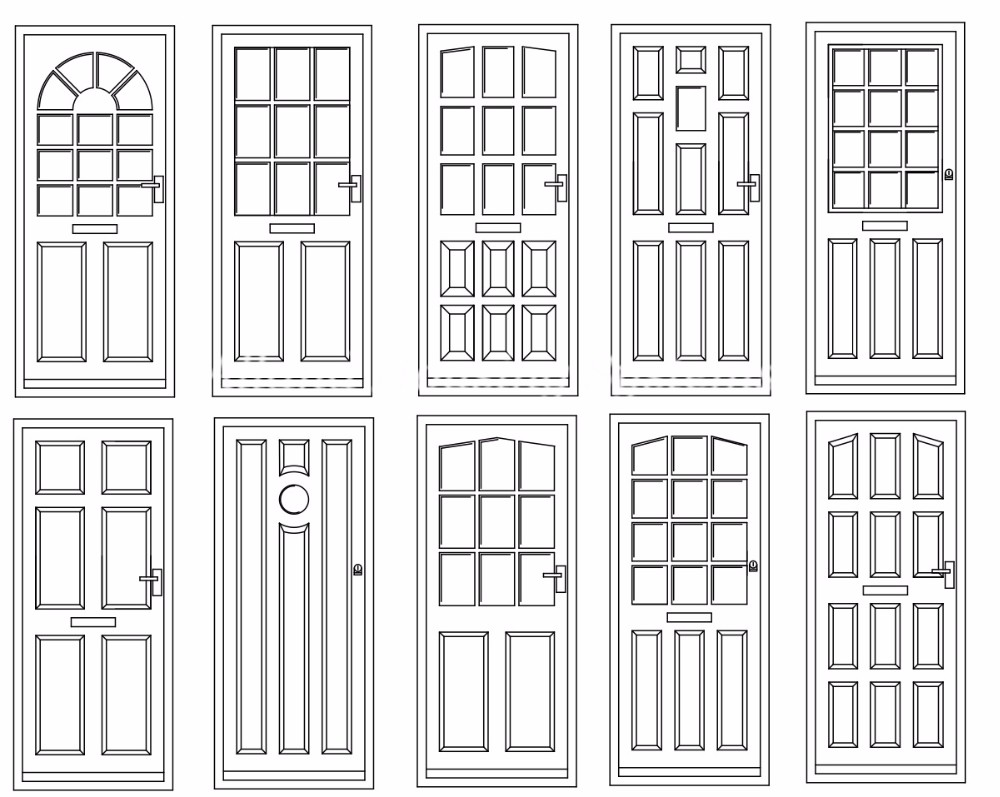 Modern Style Interior Modern Composite Front Doors Sound Proof Swing Open