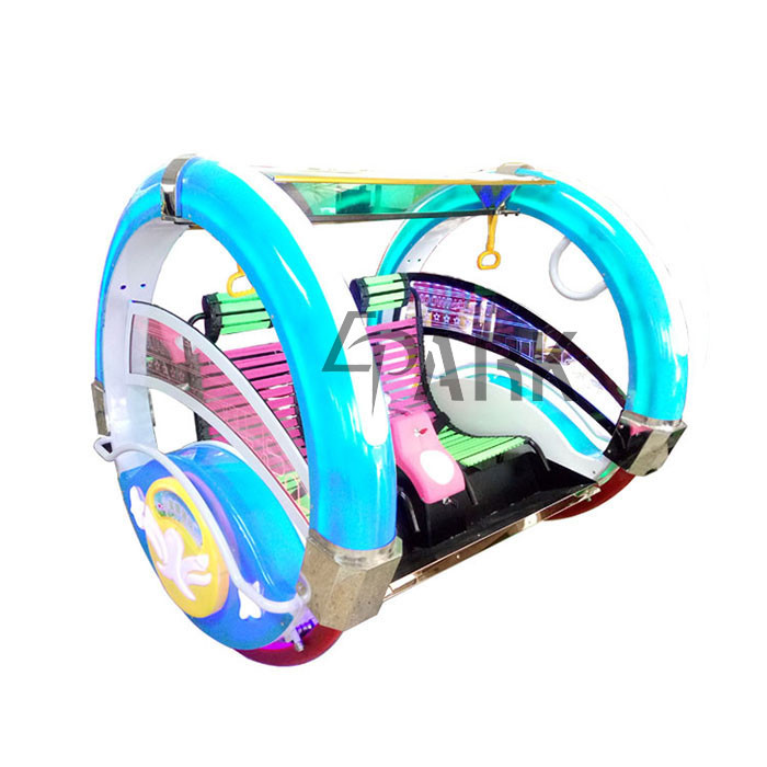 Remote Control Rocking Happy Car / Small Amusement Park Rides Le Bar Car 9s
