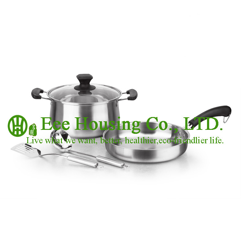 cookware with stainless steel manufactuer in China, kitchenware for sale, fry pan, woks,soup pot,milk pot for kitchen
