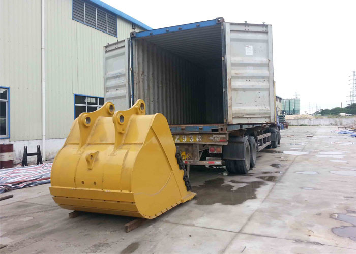 C-A-T385 Excavator Rock Bucket 5.2 CBM Reinforced for steel minning