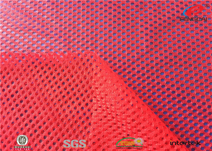100 % Polyester Sports Mesh Fabric Athletic Wear Material Breathable Net Fabric