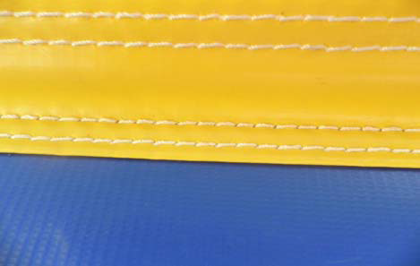 Vinyl Inflatable Obstacle Course Jump Around / Jumping Obstacle Track Inflatables