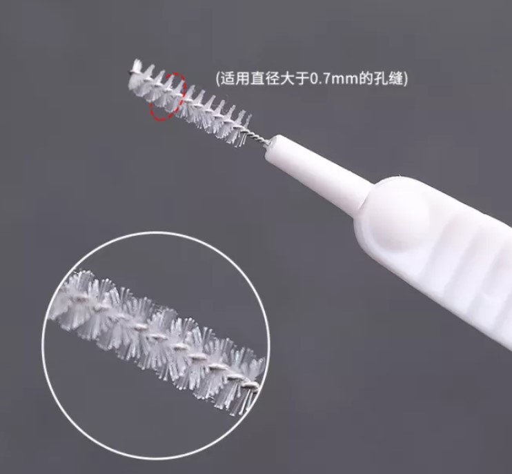 Houseware Shower Head Outlet Hole Phone Plastic Handle Mini Cleaning Brush