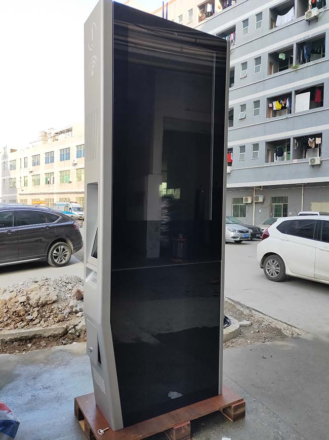 Outdoor Screen 55'' Kiosk Digital Signage And Displays Brand Manufacturers Commercial Outdoor LCD Signs