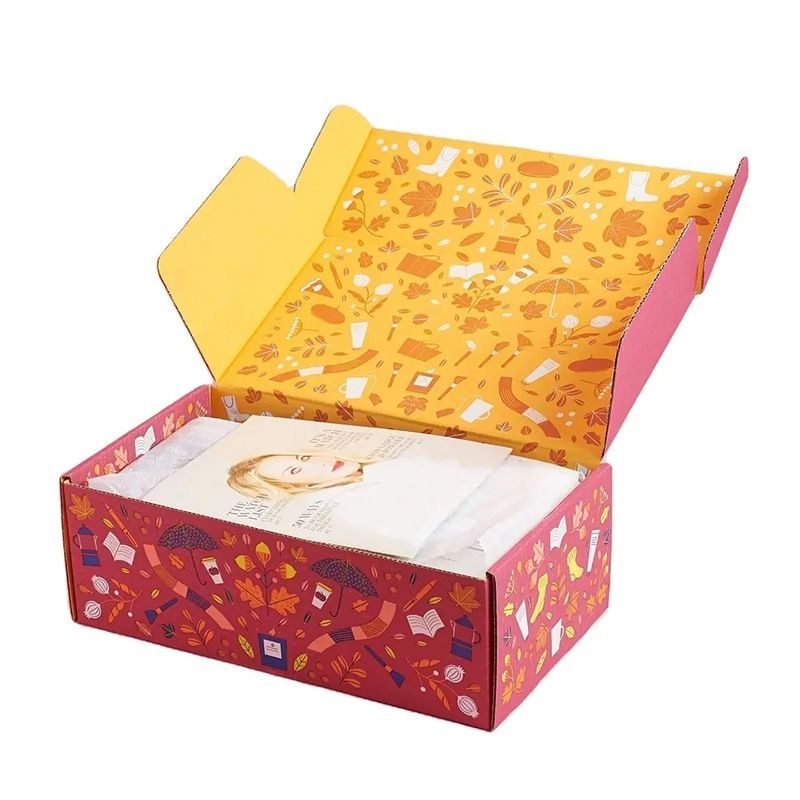 Retail Online Store Packing Rigid Cardboard Paper Corrugated Mailer Box Wholesale Retail Packaging Empty Mailing Folding Carton Boxes for Luxury Clothing Brand