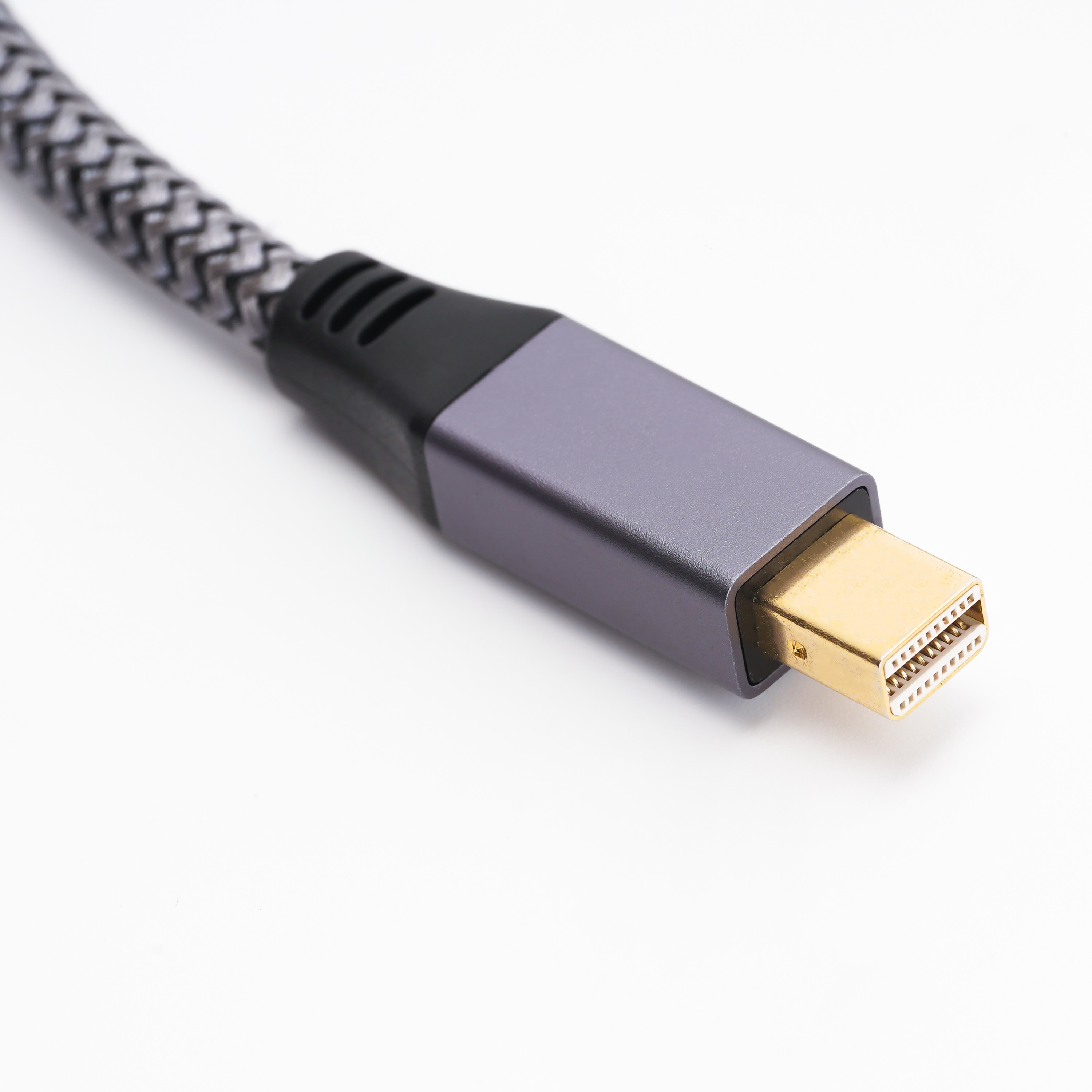 Nylon Jacket Display Port Cable 3m Length To HDMI Adapter 4K