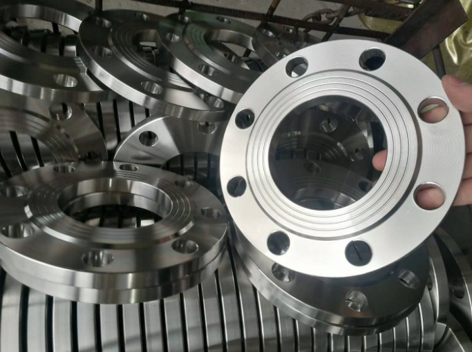Custom Ansi B16.5 Gr2 Titanium Forged Flange pickling Surface