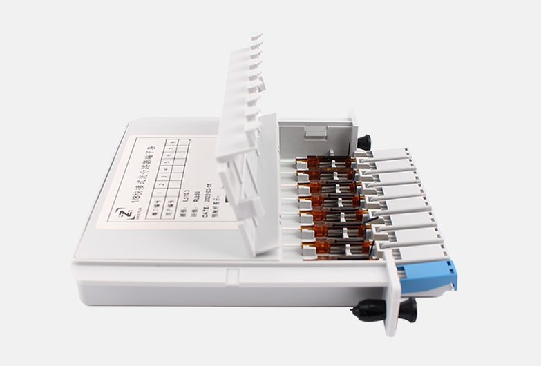 700 Fast Connect Cassette Type PLC Splitter 1x8 Optical Splitter For FTTH
