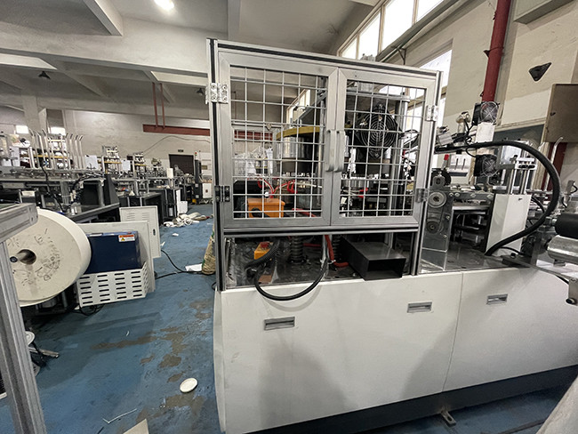 Round Kraft Take Away Lunch Food Box Making Machine Fully Auto Paper Bowl Machine