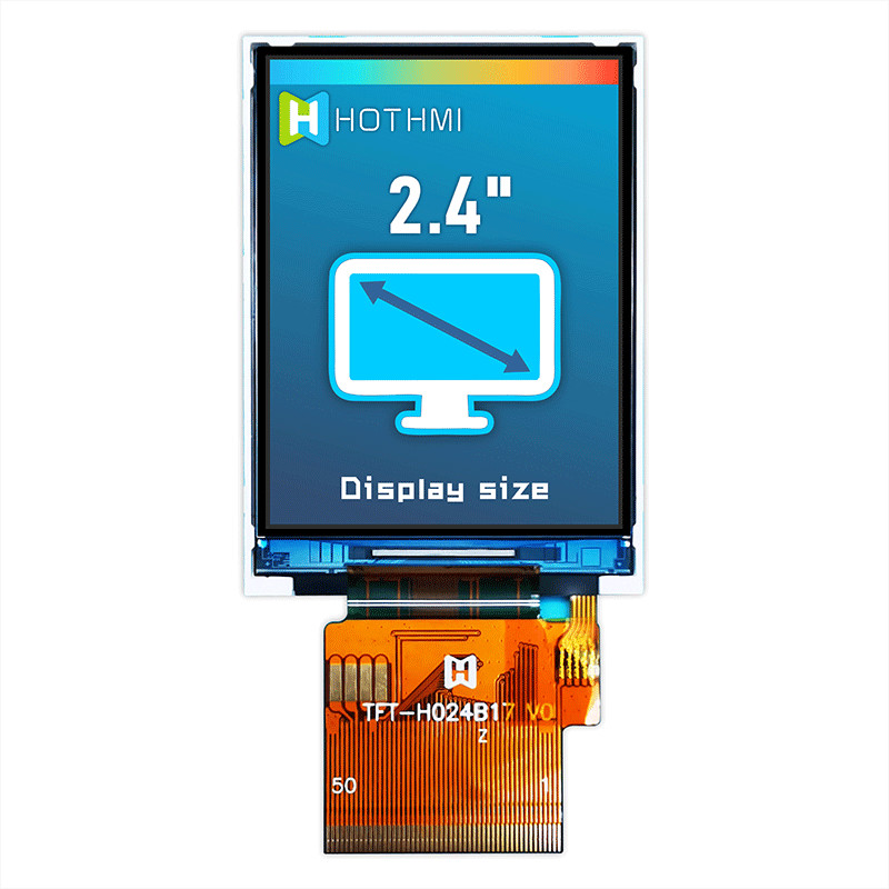 2.4 Inch 240x320 SPI TFT Module , IC ST7789 Sunlight Readable LCD TFT-H024B17QVIST6N50