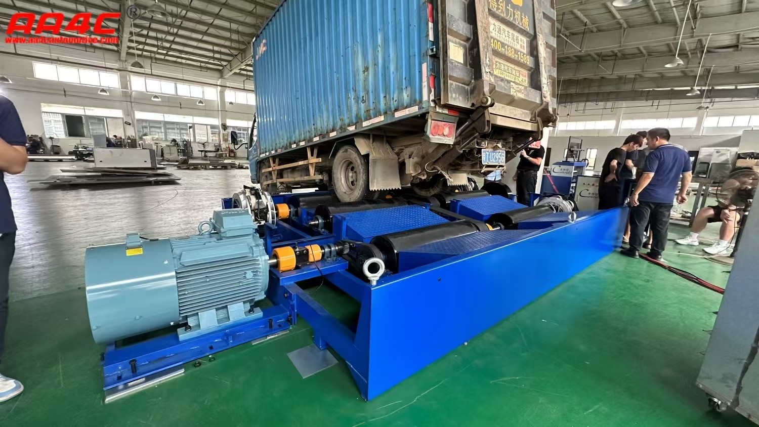 AA4C CTDCG-15 Vehicle Three Axis Six Roller Vehicle Chassis Dynamometer Horsepower Dynamometer