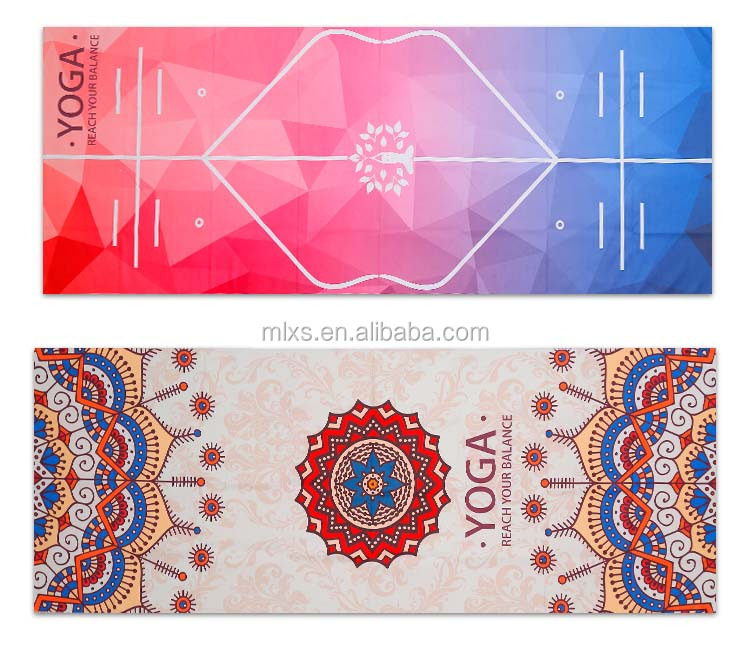Luming YM-018  Yoga Mat  Luxury Sweat-Grip Mat Towel Combo  Eco-Friendly Natural Rubber  Best for Yoga, Pilates, Exercise