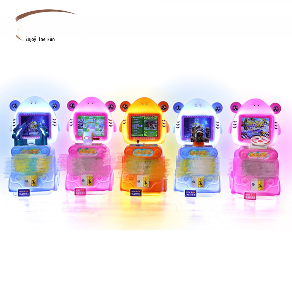 Dreamland Original design children arcade game machine coin operated shark baby kids racing car game machine