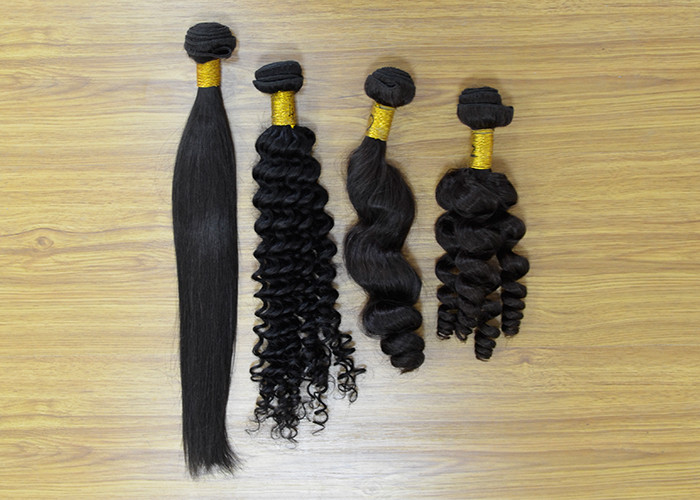 Body Wave Virgin Remy Hair Unprocessed Human Hair Extensions Color Black Soft Ends No Knots
