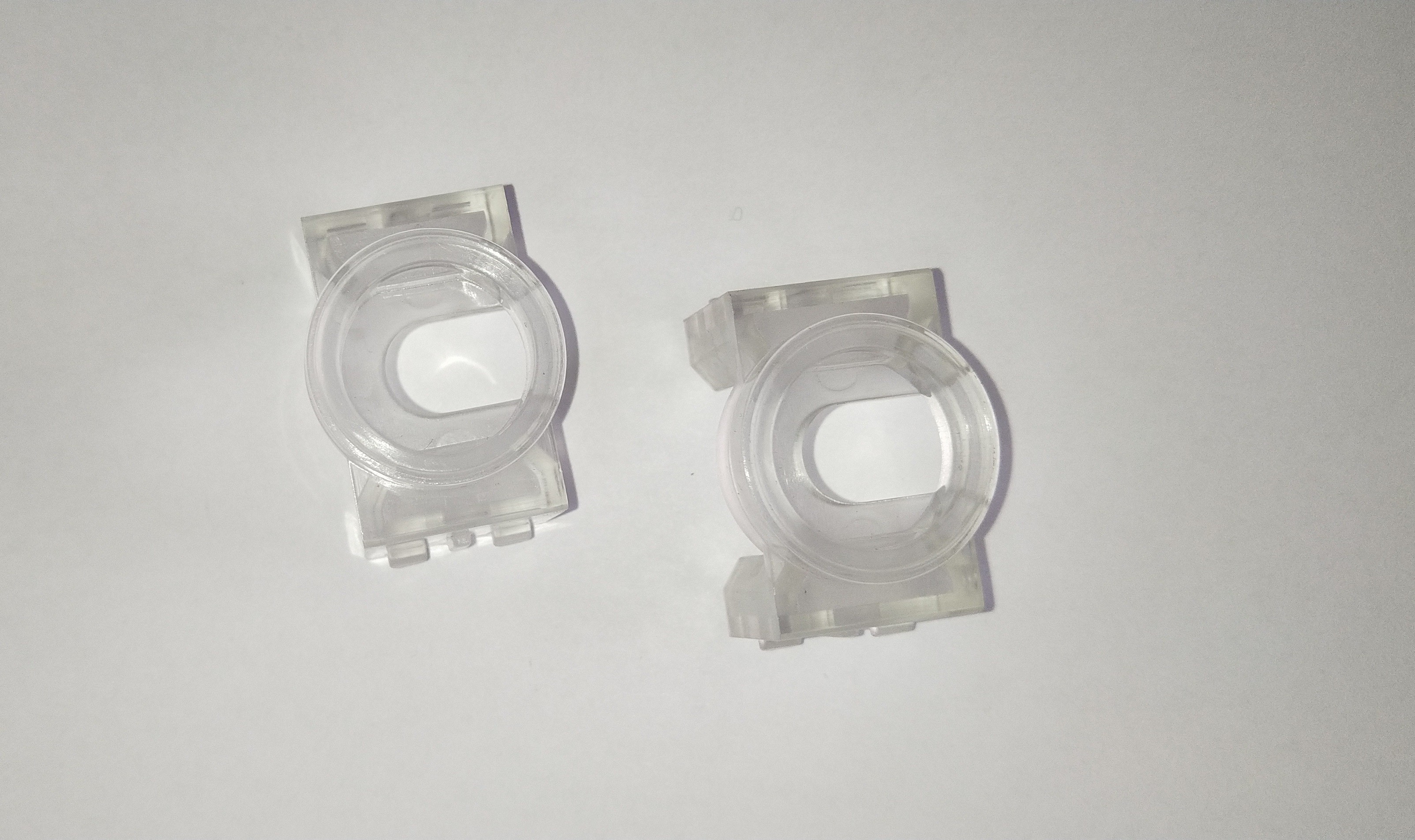 PP PE Transparent Injection Molding Parts Texture Polished Electroplating