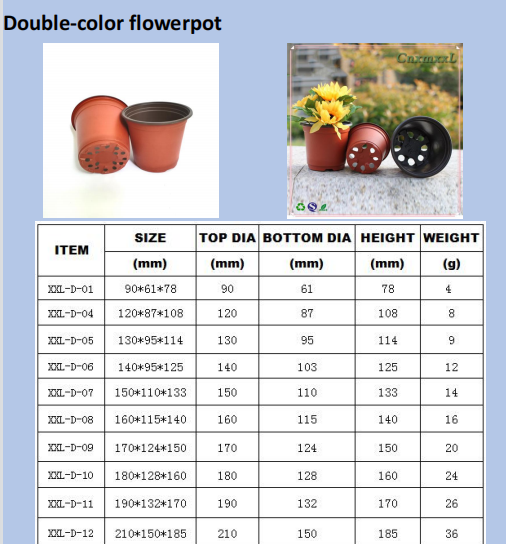 HDPE Polyethylene 14cm Plastic Grow Bags Quince Seedling Poly Bags