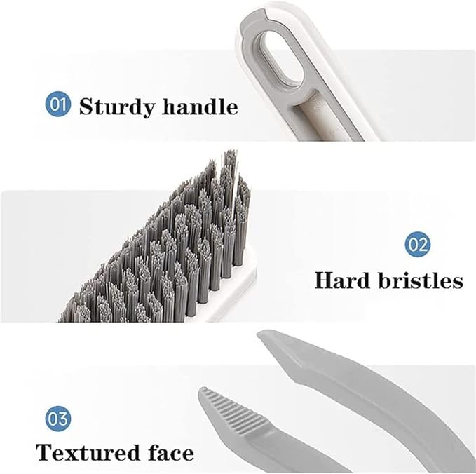 Crevice Gap Cleaning Brush Hard Bristle Brushes Cleaning Bathroom Suitable Kitchen Surfaces Windows Groove Tiles Faucets
