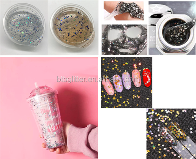 Chinese Year Occasion 15mm Holographic Gold Honey Bee Glitter for Tumbler Unique Custom Glass Bees Selection