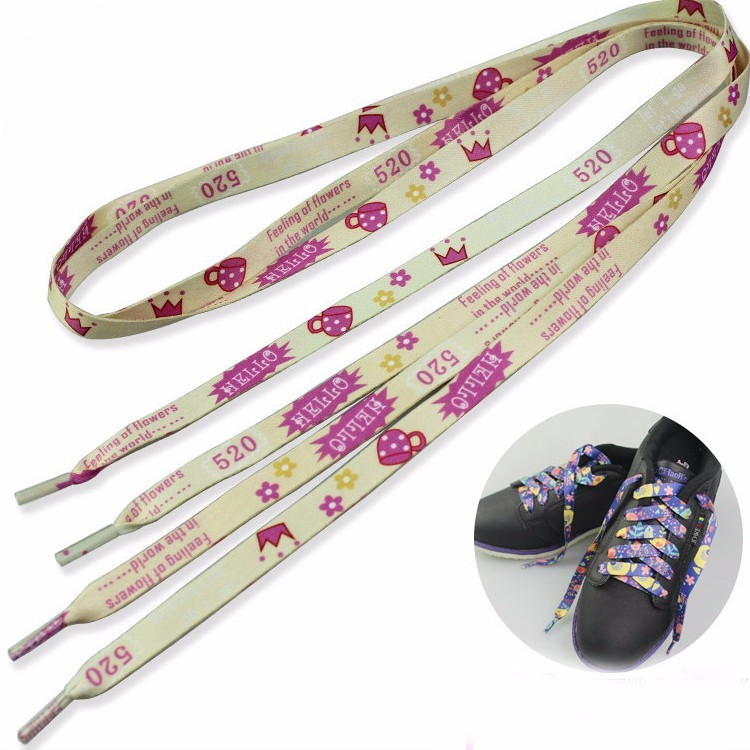 Personalized Shoe Laces , Red Boot Laces With BSCI Certificate
