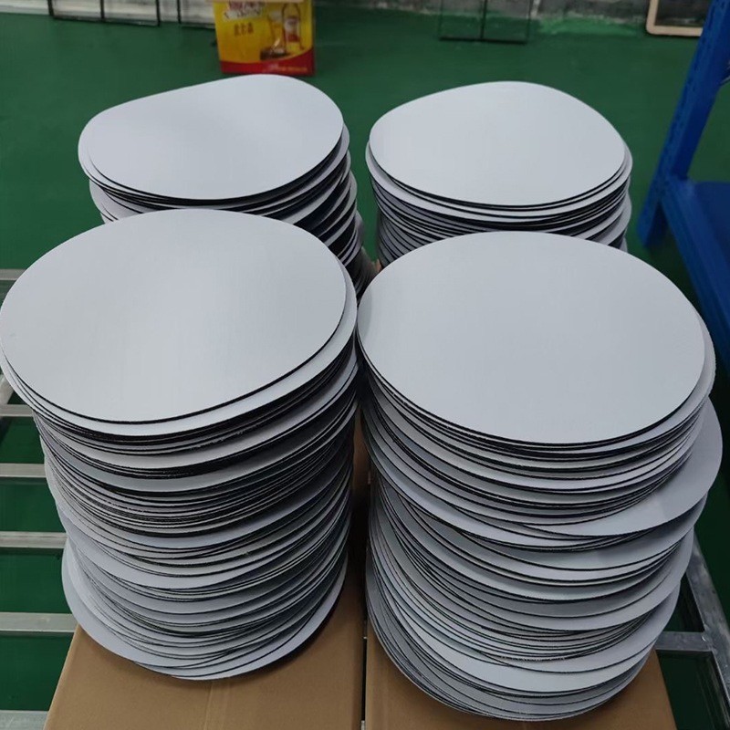 Personalized Blank White Sublimation Rubber Mousepad For Sublimation Heat Transfer Printing
