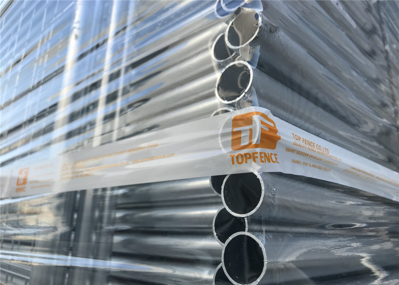 Hot Dipped Galvanized Temporary Fencing Panels 32mm tube wall thick 2.00mm inside and outside zinc coated