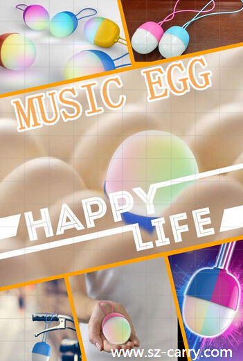 LED light Bluetooth speaker round smart egg bluetooth portable speaker