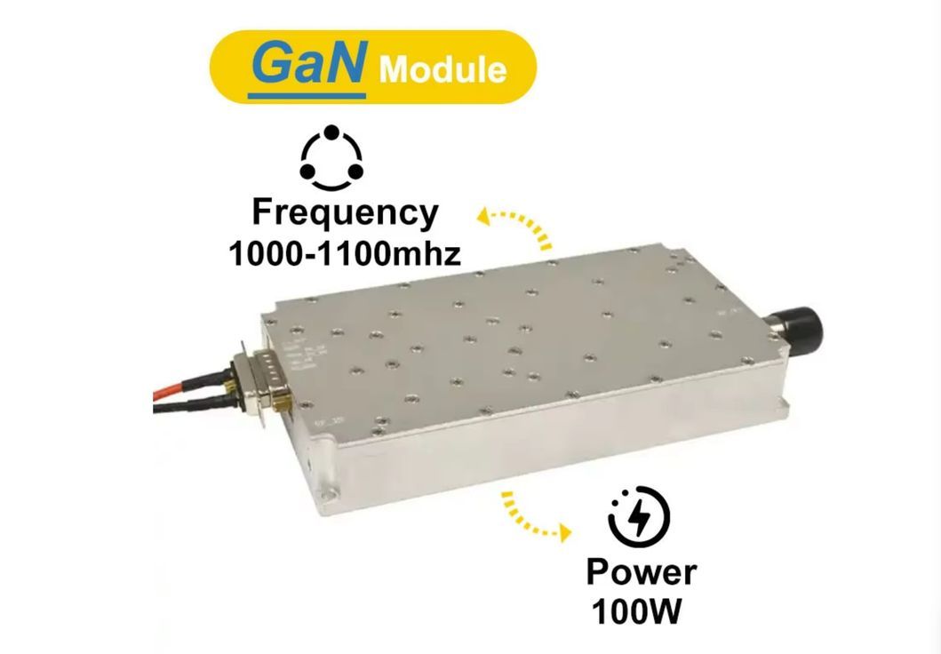 1000-1100MHz 100W GaN Amplifier Anti Drone Suppression 700-1100MHz Module for Anti Drone System Anti Fpv RF Power Amplifier