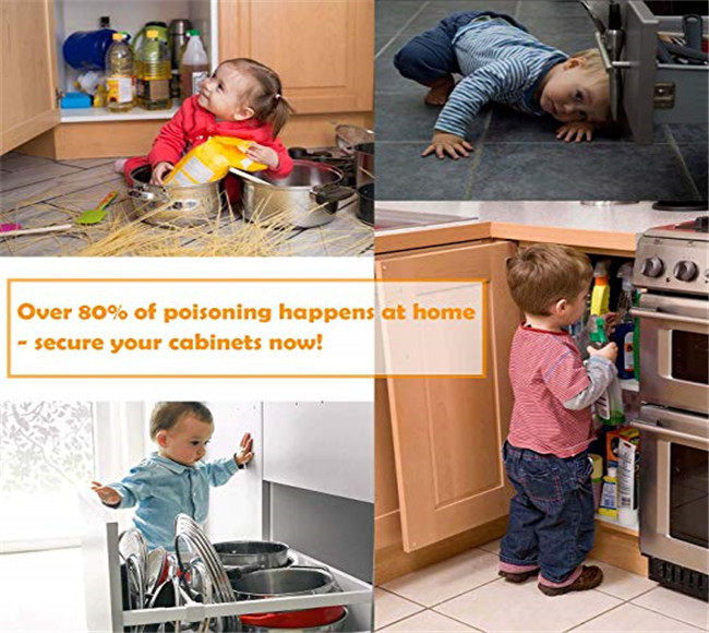 Baby Safety Products For Cabinet Adhesive Mount Cabinet Drawer Child Safety Cabinet Locks