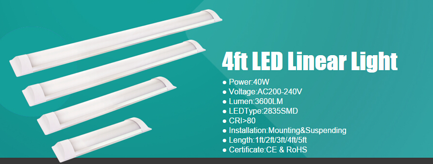 2ft 24*75*600mm Non-Dimmable linear led light