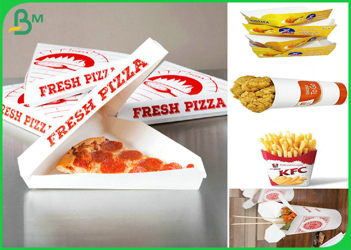 Greaseproof Food Grade 160gsm 170gsm + 18g PE Coated Paper For Packing Food