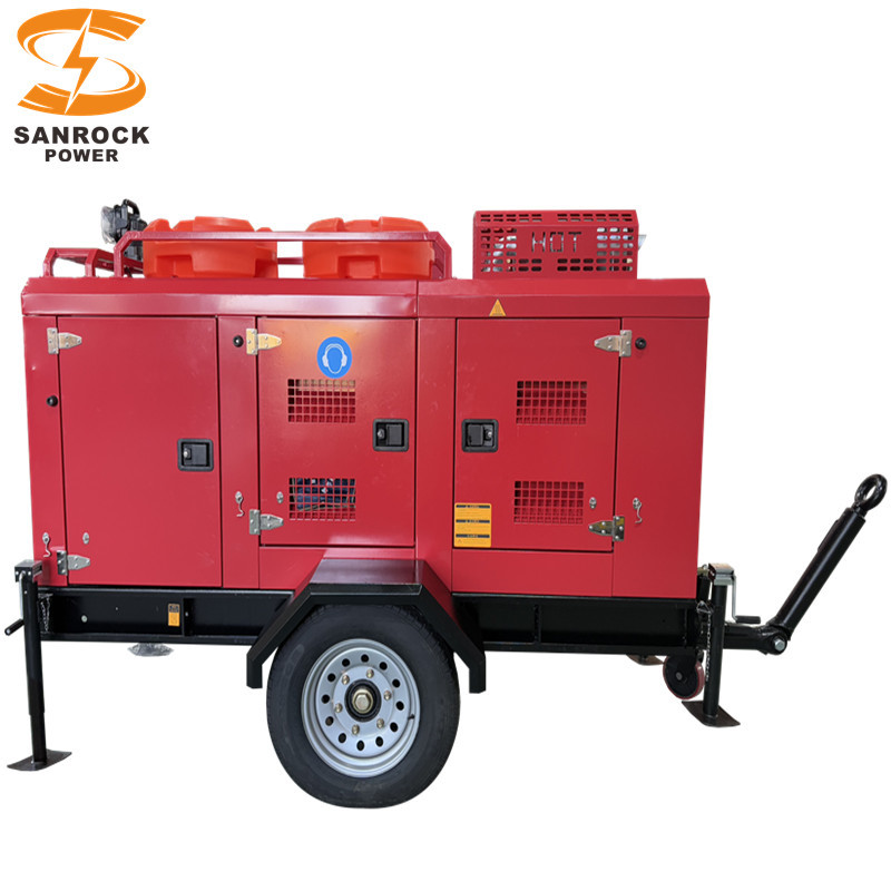 All In One 30kw Diesel Powered Water Pumpdiesel Engine Agriculture Water Pump 500m3/H
