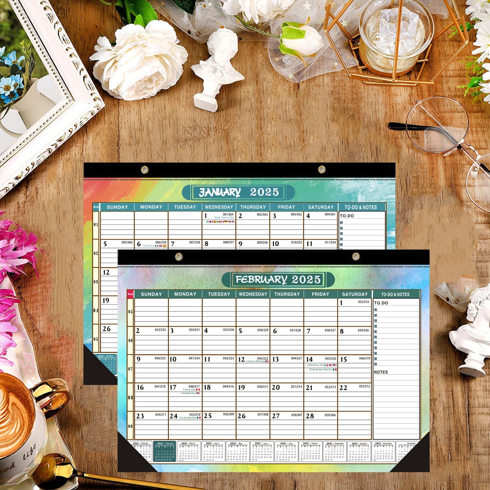 Paper Personalized Calendar Printing Customizable for Marketing Strategy