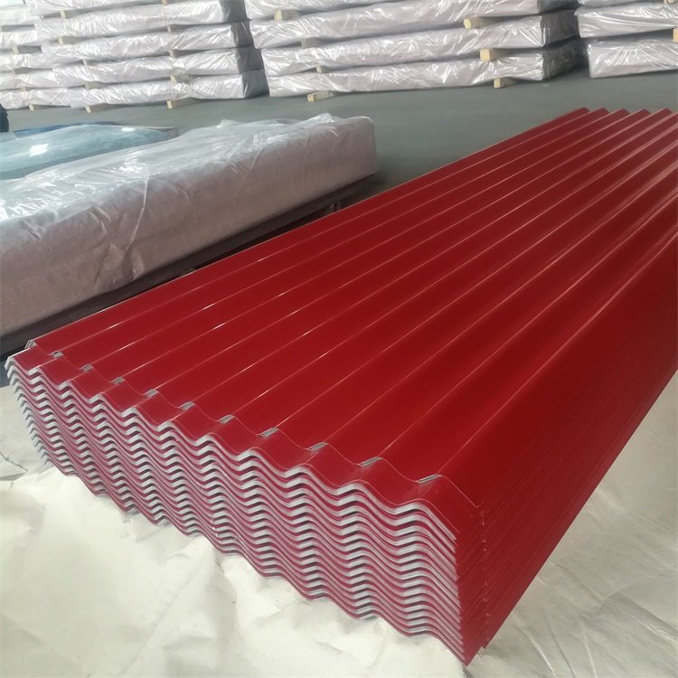 Customized PPGI Corrugated Roofing Sheet Z30 - Z40 PPGI Colour Coated Sheet