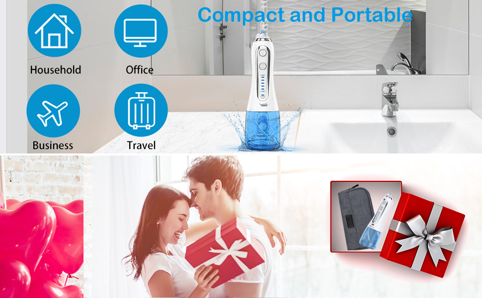 FDA Approved Water Jet Flosser , Electric interdental water jet