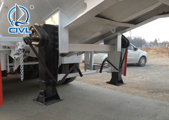 40T-60T Bulk Cement Tank Semi Trailer Powder Material Transporter