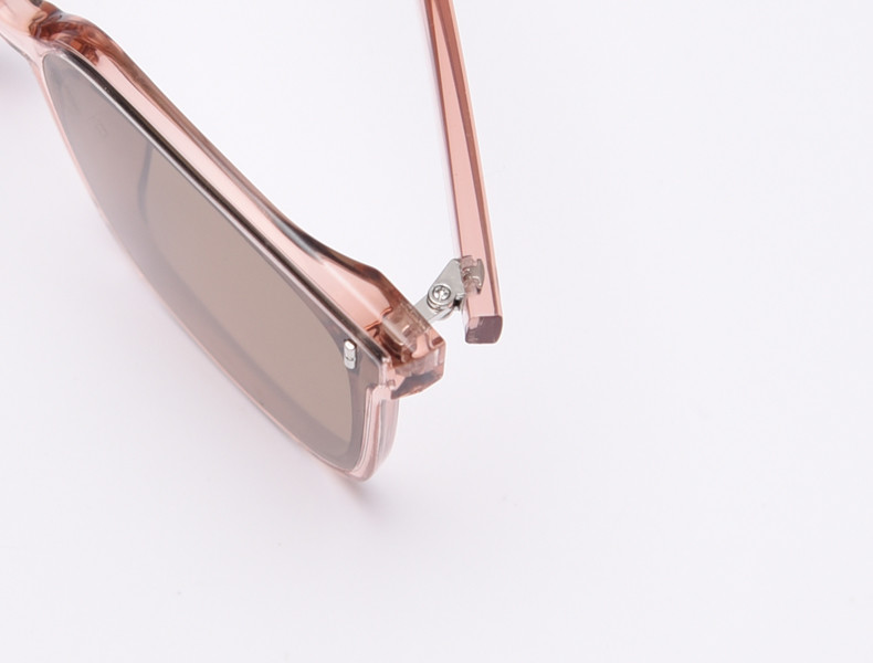 Ultralight TR Polarized UV Resistant Frida Square Rimmed Sunglasses