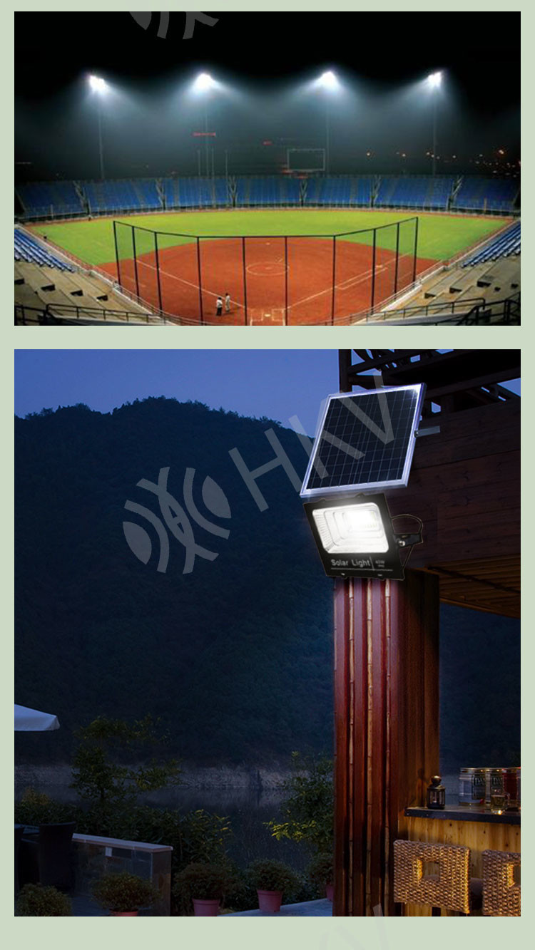 Solar Powered IP65 High Power LED Floodlight Outdoor Security Lights For Garden , Lawn