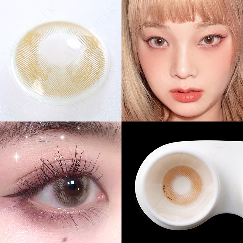 Oem Butterfly Contact Lens Solid Colored Contacts For Nearsightedness