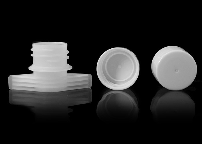 24.5mm External Diameter Plastic Spout Caps For Laundry Detergent Liquid Pouch