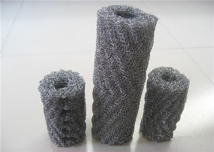 SS316L Knit Mesh Demister Mist Eliminator 500mm Width With Irregular Hole