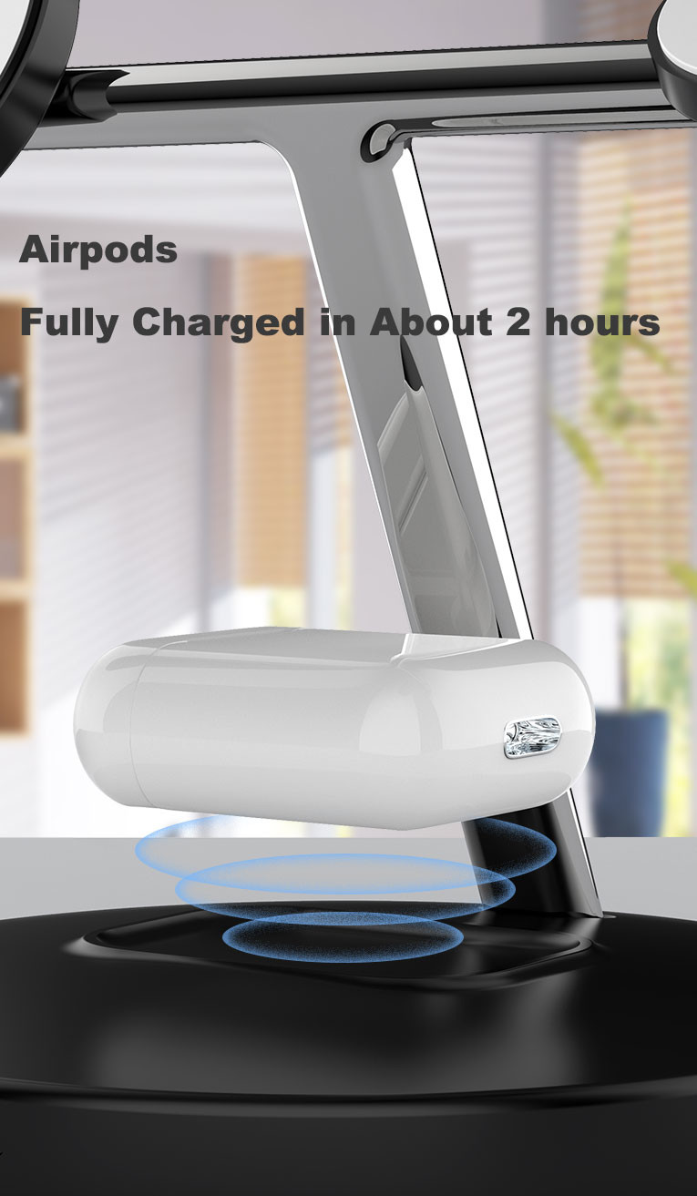 Fast 3 In 1 Wireless Charger 15W Magnetic Wireless Charging Stand
