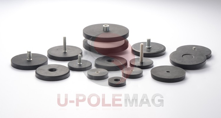 Rubber Coated Neodymium Pot Magnet Grade Rubber Iron NdFeB and Composite Neodymium Magnet