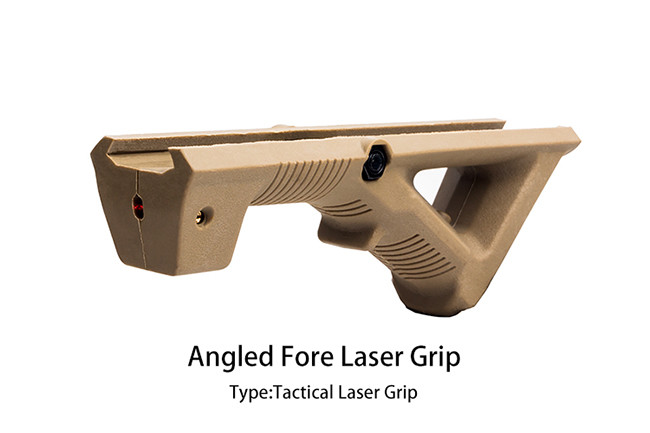 Tactical Laser Grip Angled Fore Red Laser Grip Mounts To1913 Picatinny / Weaver Rails For AR15 TAN