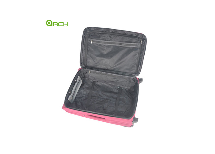 600D Polyester Trolley Case Luggage Bag Sets with Two Big Front Pockets and Skate Wheels