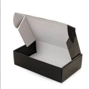 China Rectangle Black Cardboard Shipping Box Industrial Cardboard Boxes Multifunctional on sale