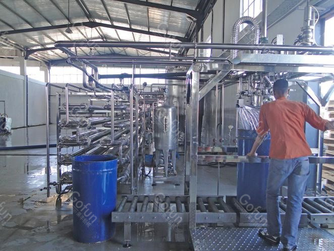 Apple sauce processing complete set of machines specially customized for food processing plants