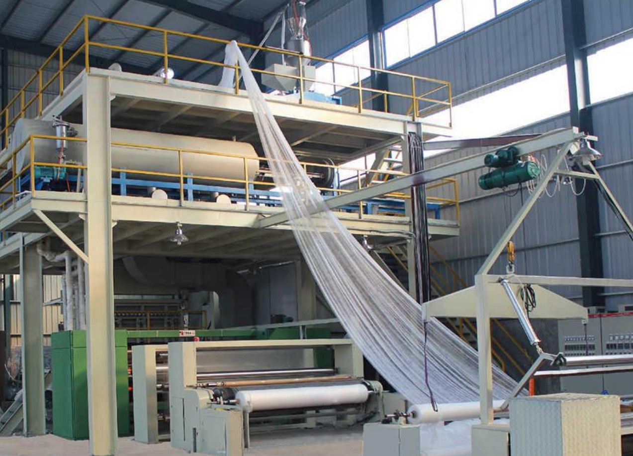 PP 4KW 150M/min Non Woven Fabric Making Machine 120g/m2